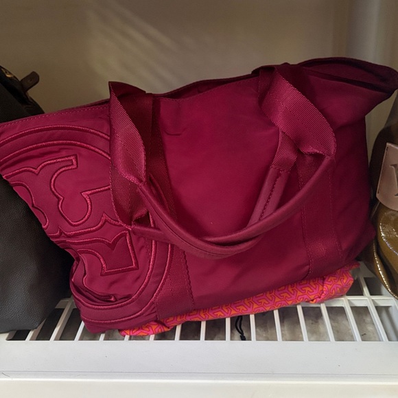 Tory Burch Handbags - Tory Burch Maroon Tote w/ dust bag